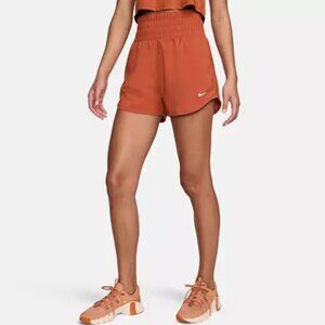 Nike Women's One Dri-FIT Ultra High-Waisted 3" Brief-Lined Shorts